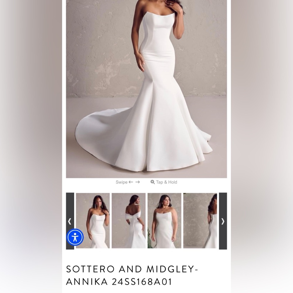 Wedding Gown: Maggie Sottero, Annika, Hollywood Glam - Picture 1 of 7